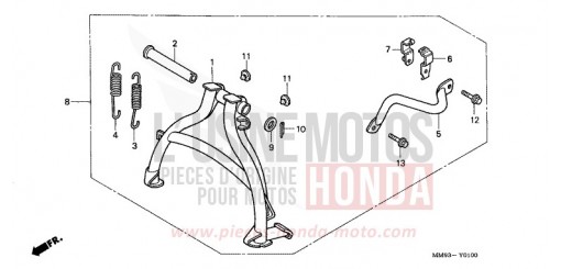 STAND SET (XL600VK/VL/VM/VN/VP/VR) XL600VM de 1991